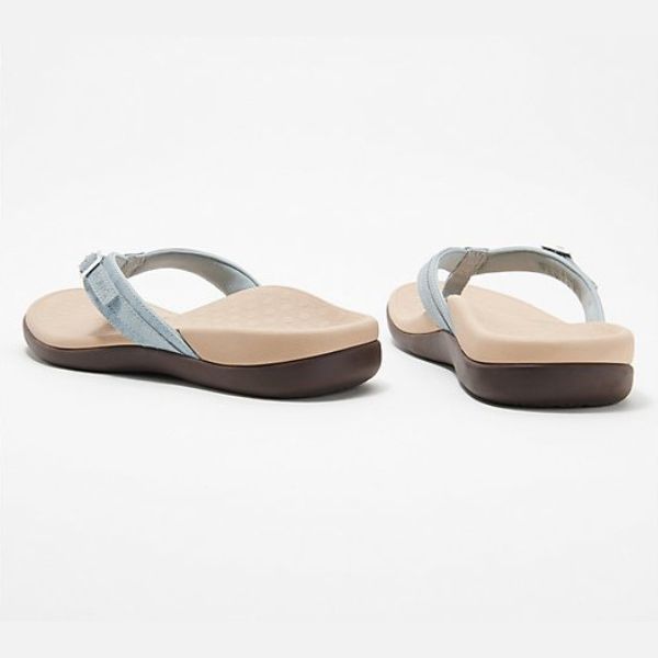 Women's non-slip comfort sandals in blue, black, and pink