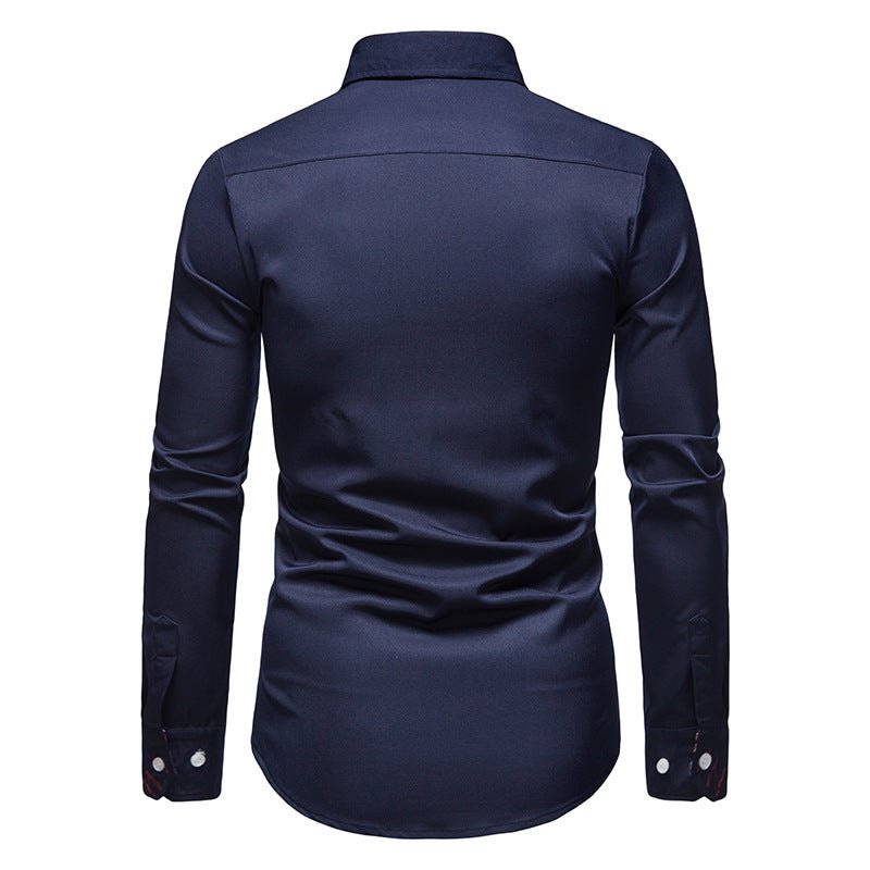 Effortless Men's Long Sleeve Shirt, Paisley Print 5