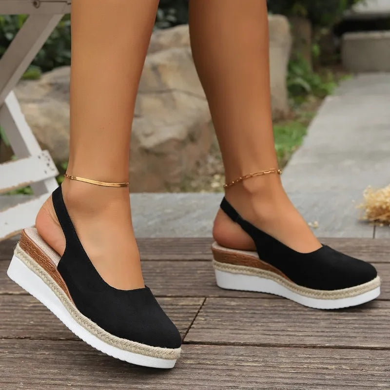 Elegant Black Loafers Women With Cushioned Support 3