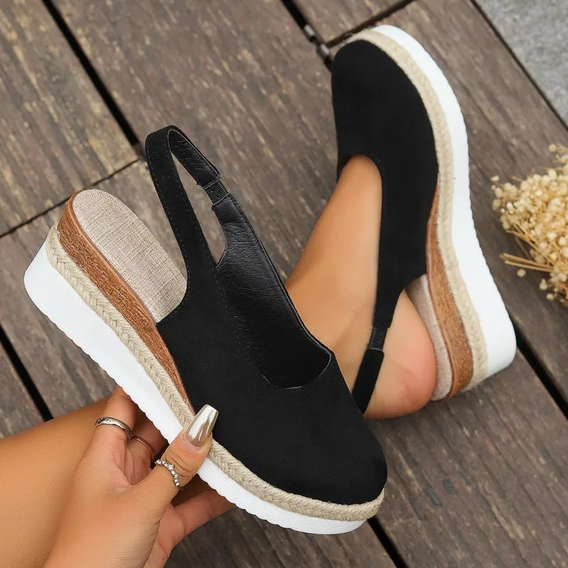 Elegant Black Loafers Women With Cushioned Support 6