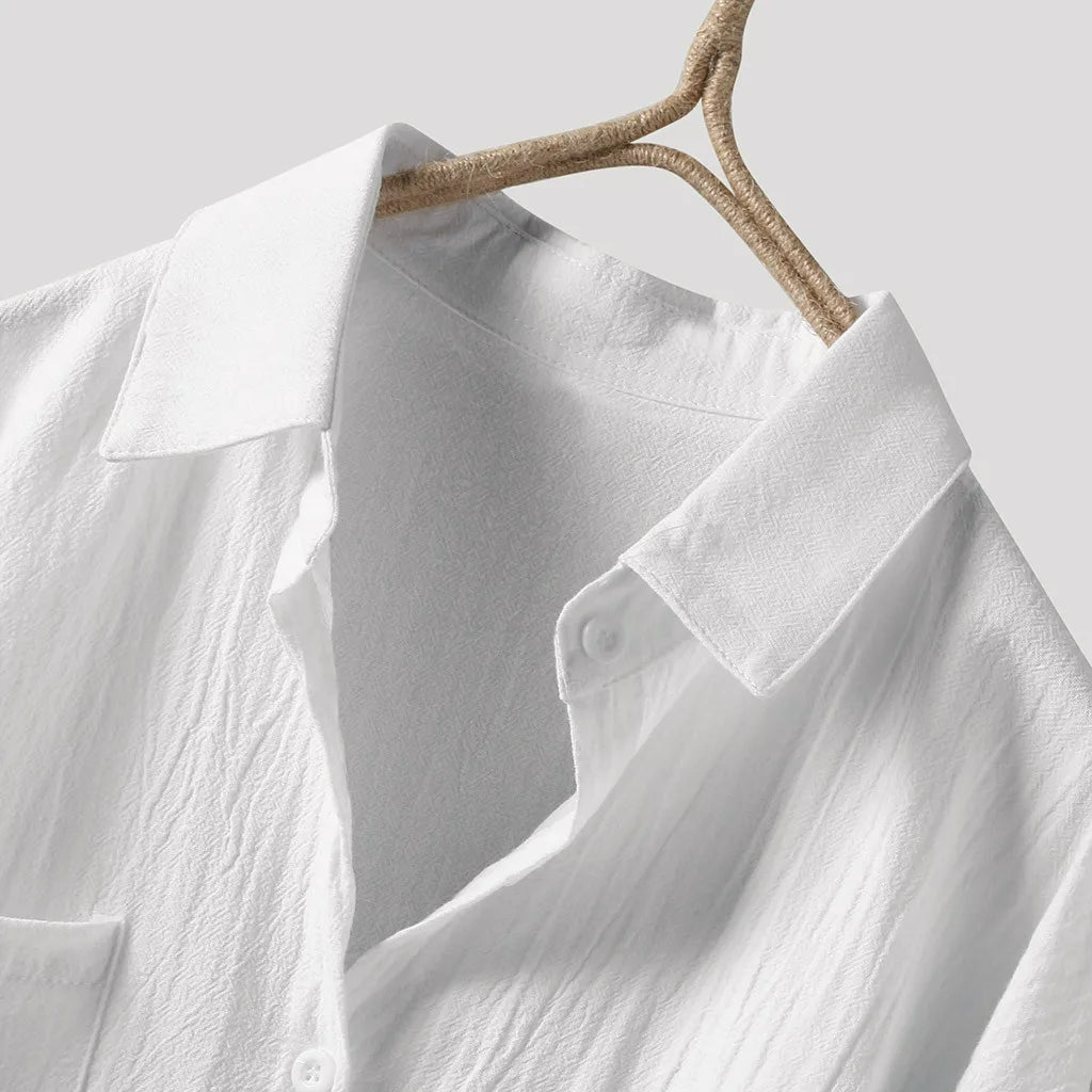 Elegant Long Sleeve Womens Blouse With Pocket 3