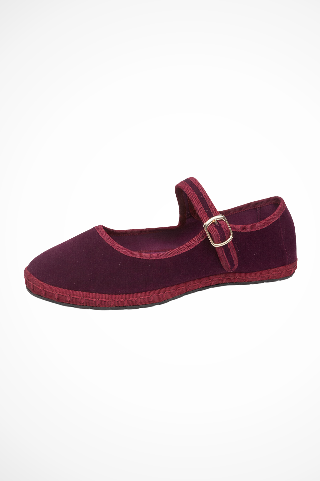 Women's Mary Jane ballet flats with buckle strap