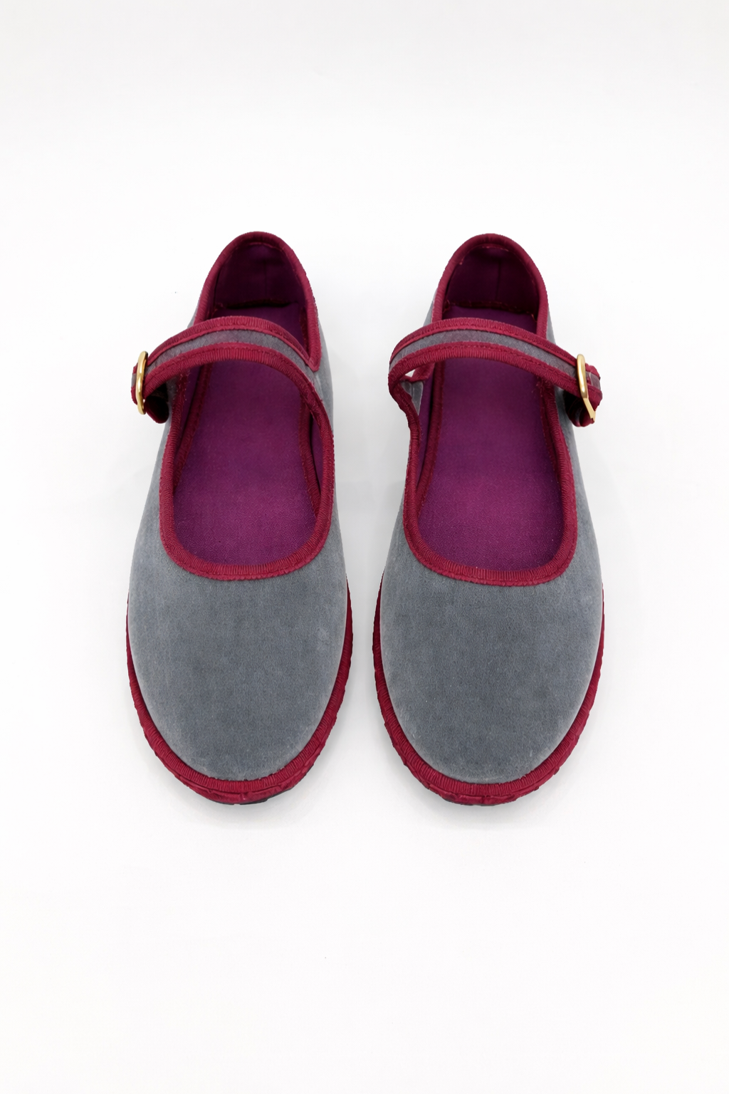 Women's Mary Jane ballet flats with buckle strap