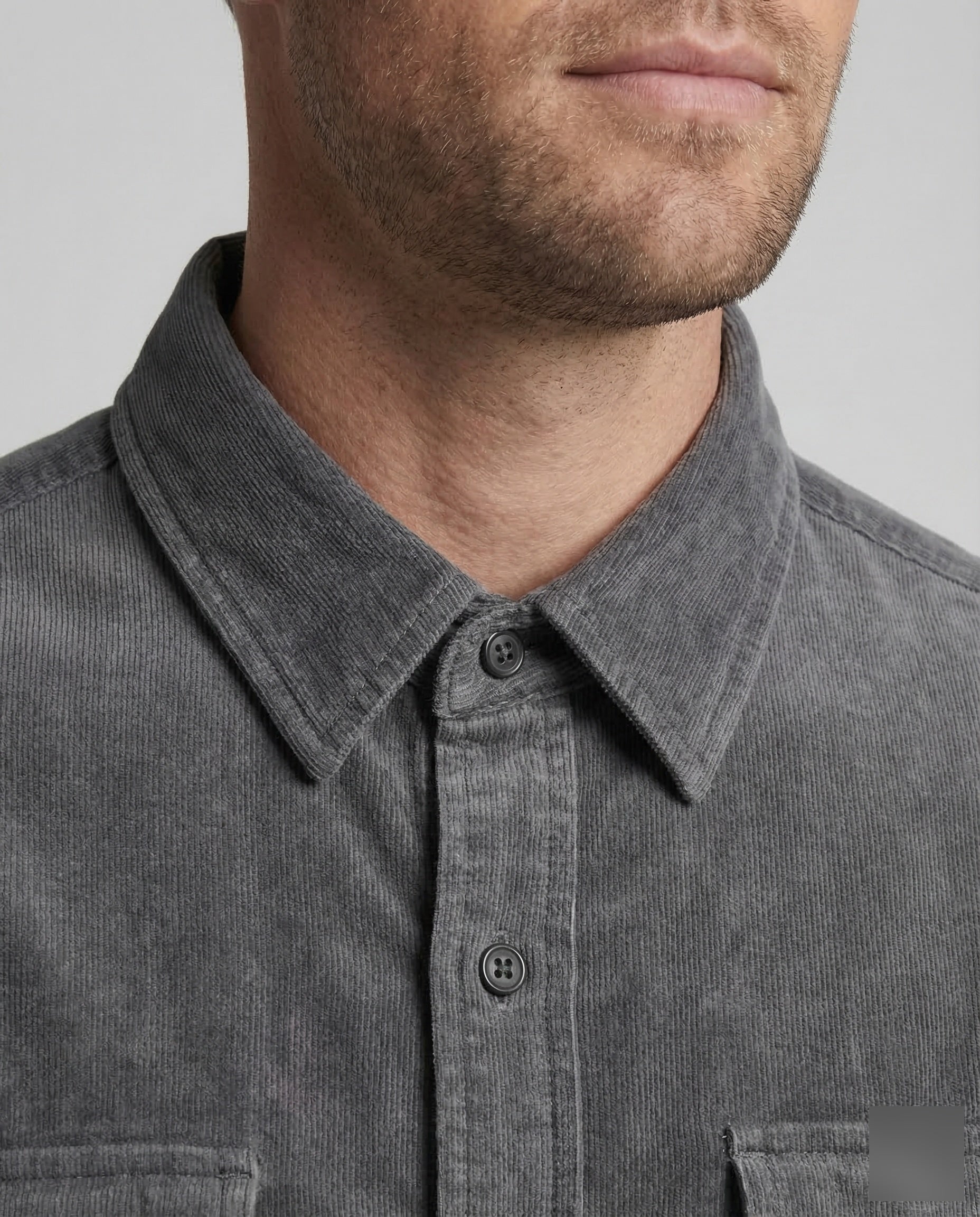 Ethan | Men's Shirt Slim Fit Corduroy Casual Wear 3