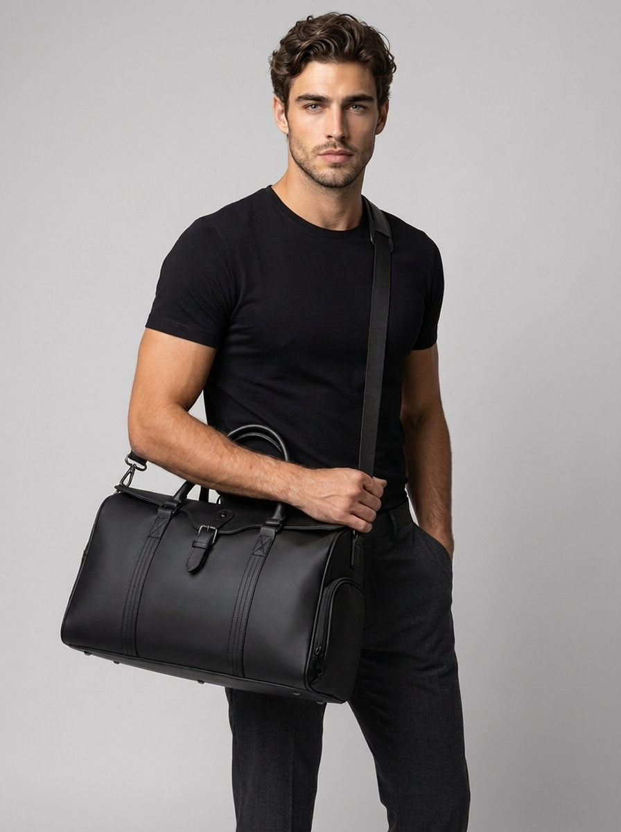 Weekend Holdall Bag with Shoe Compartment
