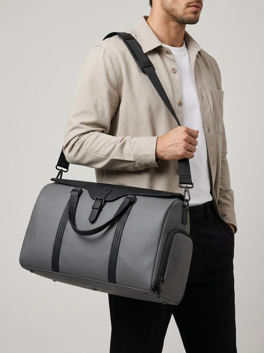 Weekend Holdall Bag with Shoe Compartment