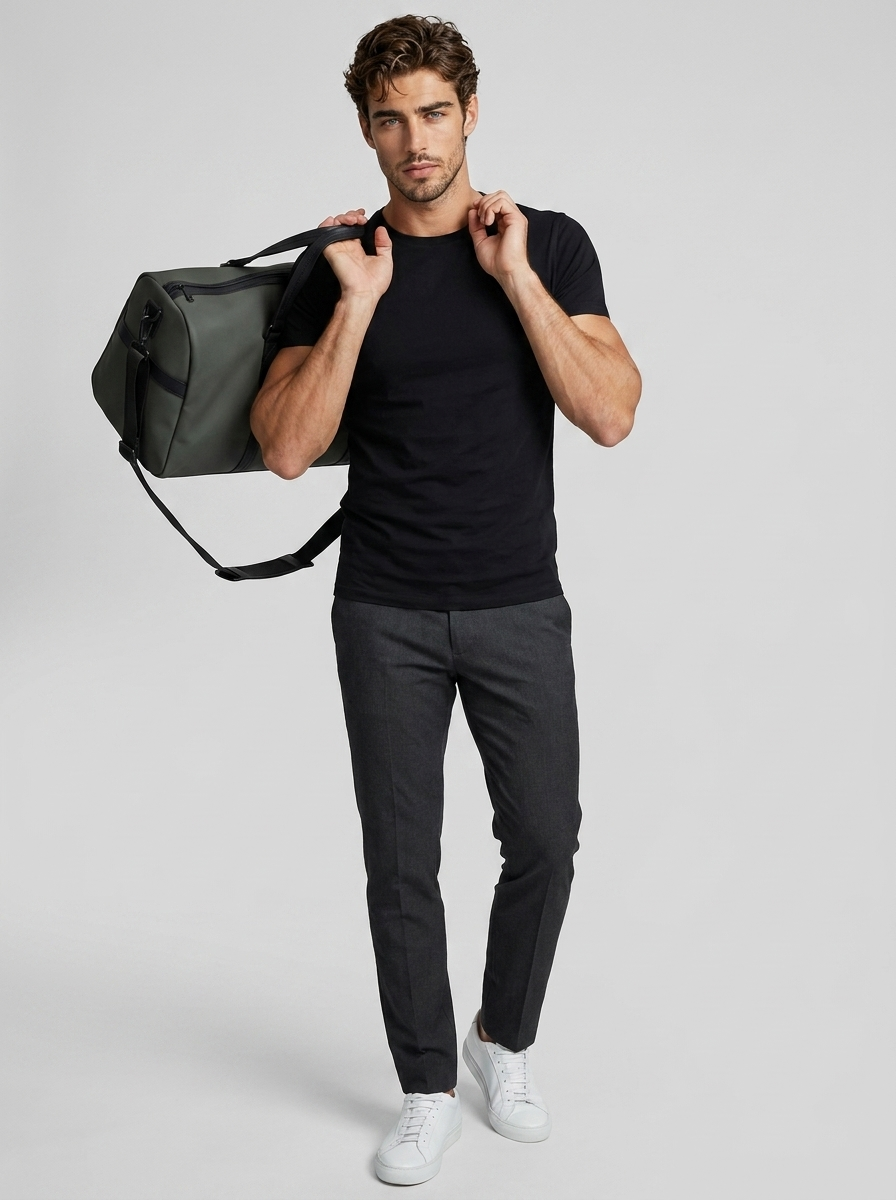 Weekend Holdall Bag with Shoe Compartment