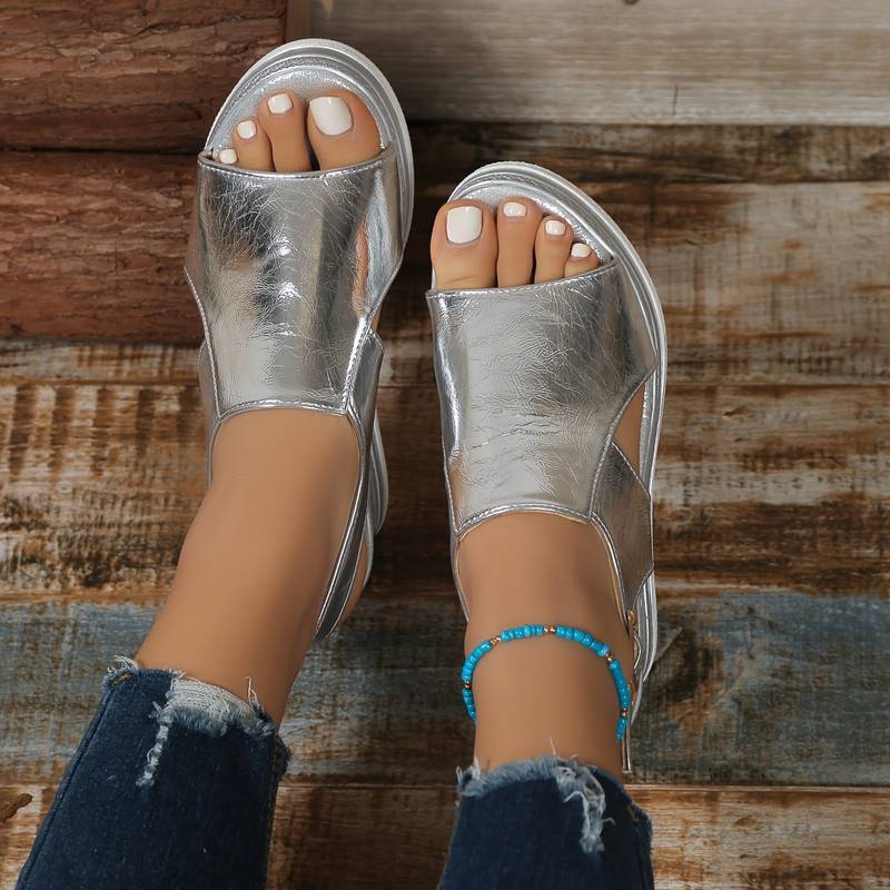 Fresh Women's Platform Sandals With Ankle Strap 4