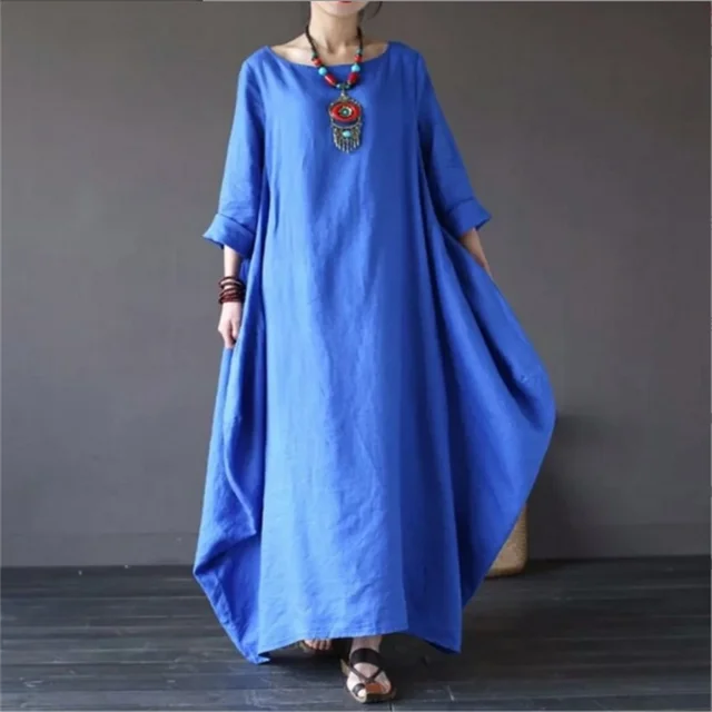 Ivy | Midi Dress With Sleeves Relaxed Fit Design 3