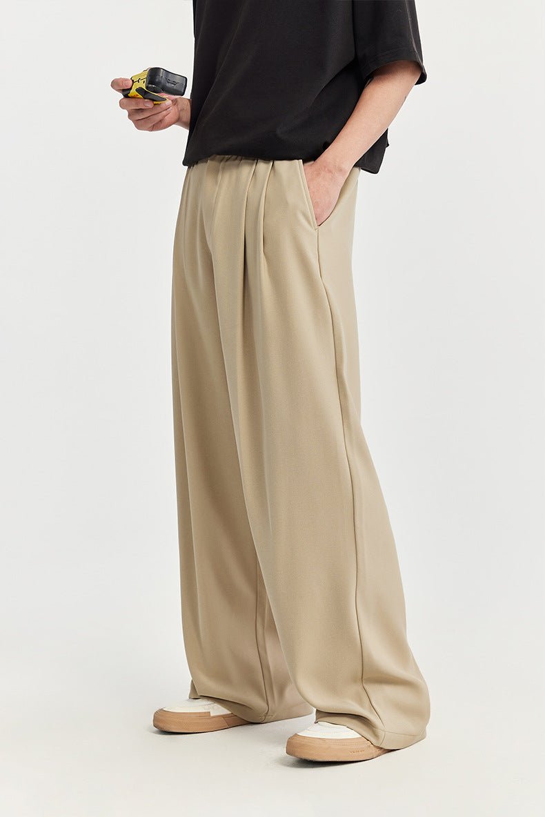 Linen Wide Leg Trousers With Drawstring Waist 5