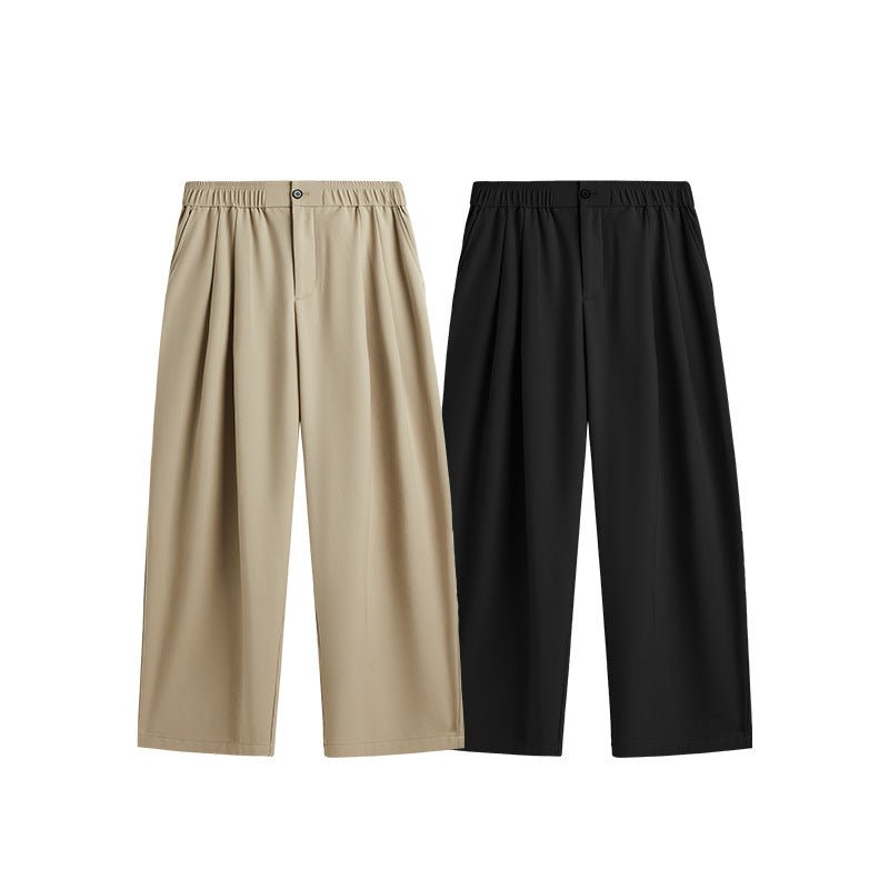 Linen Wide Leg Trousers With Drawstring Waist 7
