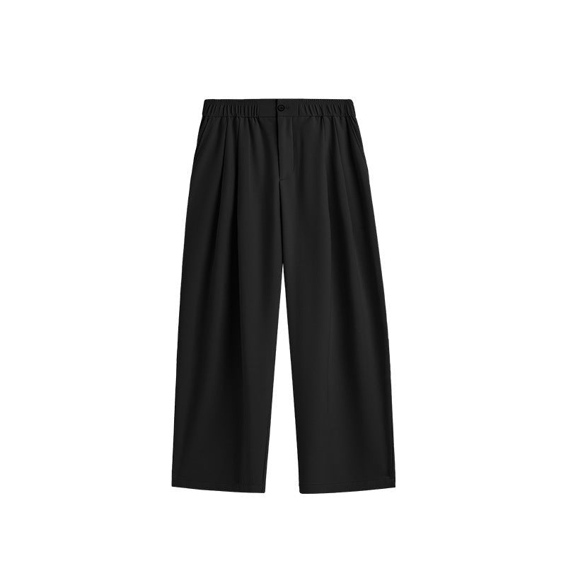 Linen Wide Leg Trousers With Drawstring Waist 8