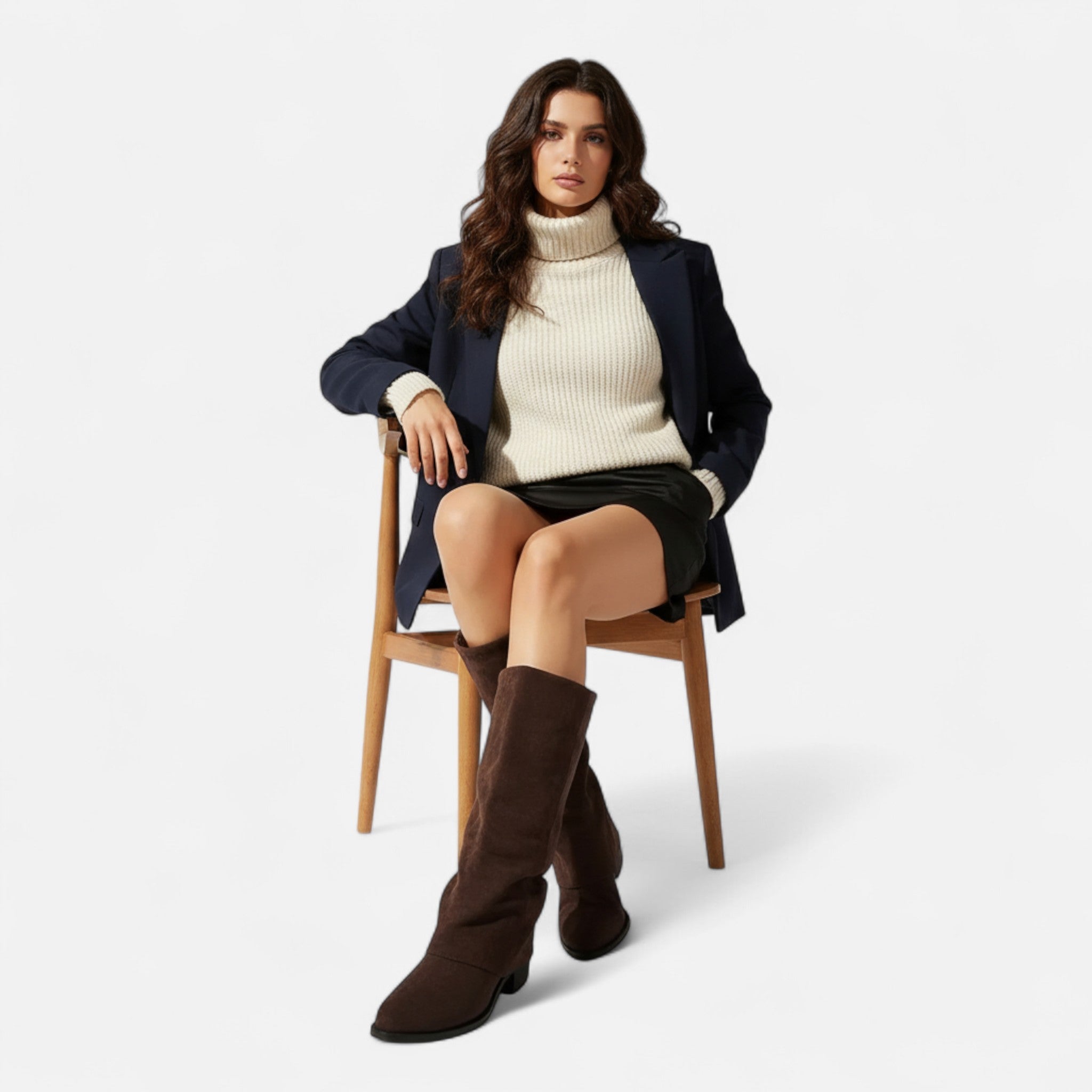 Long Boots With Chunky Heel For Women 3
