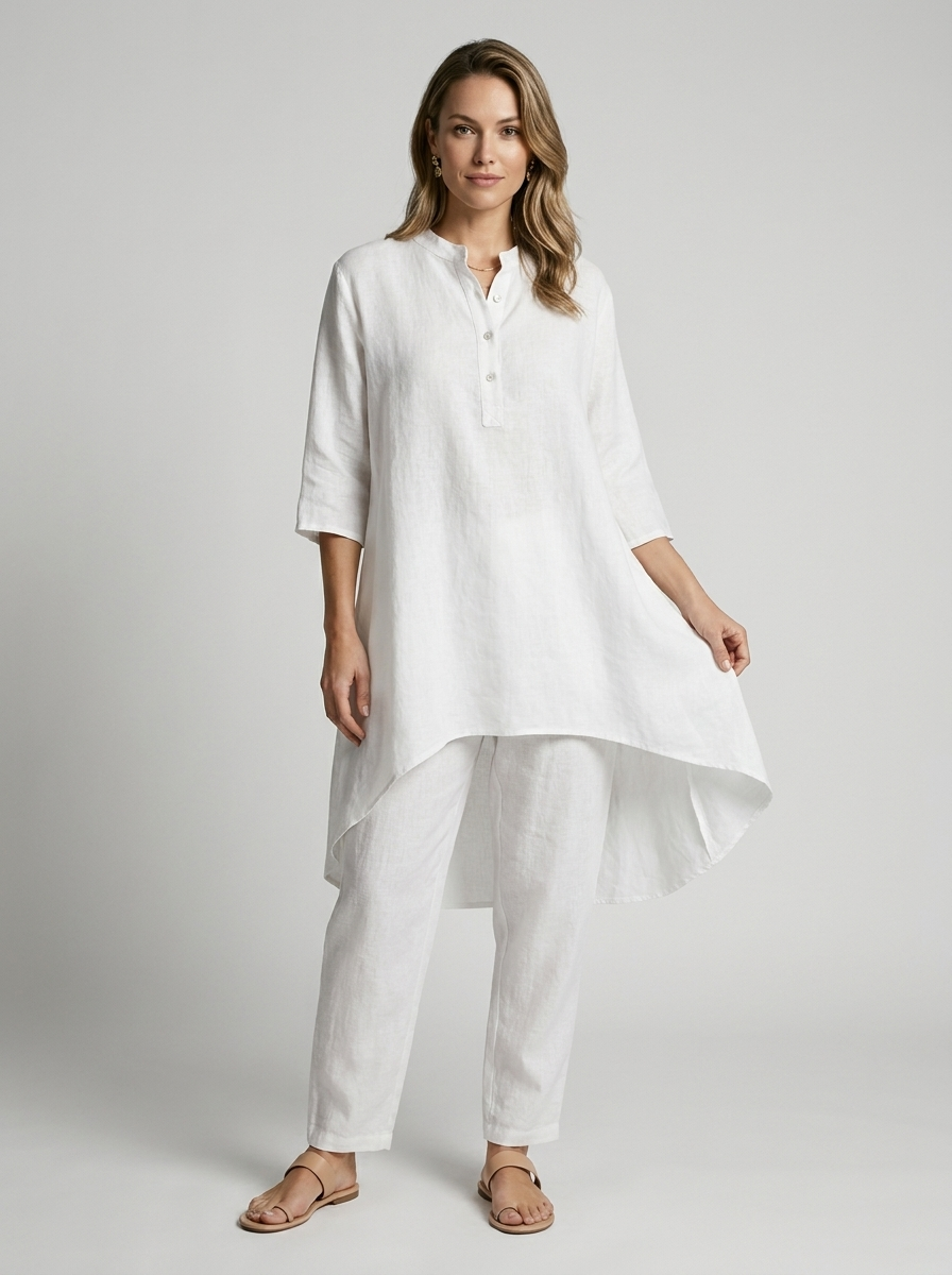Co-ord Set with Tunic and Trousers
