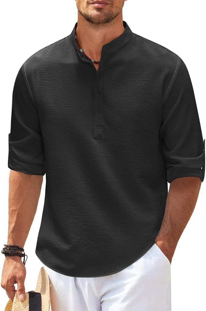 Men's Dress Shirt Slim Fit Regular Design 3