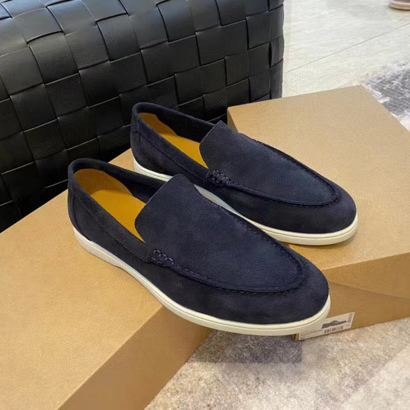 Men's Loafers Brown Penny Slip-On Casual Style 9