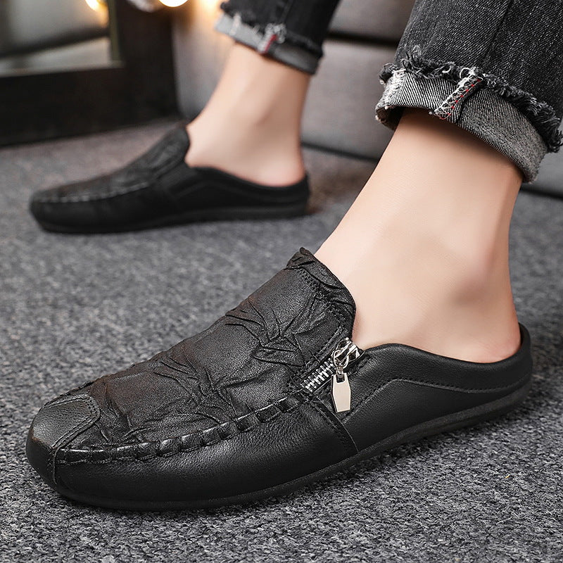 Men's Loafers Open Back Casual Shoes 2
