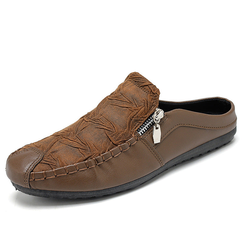 Men's Loafers Open Back Casual Shoes 5