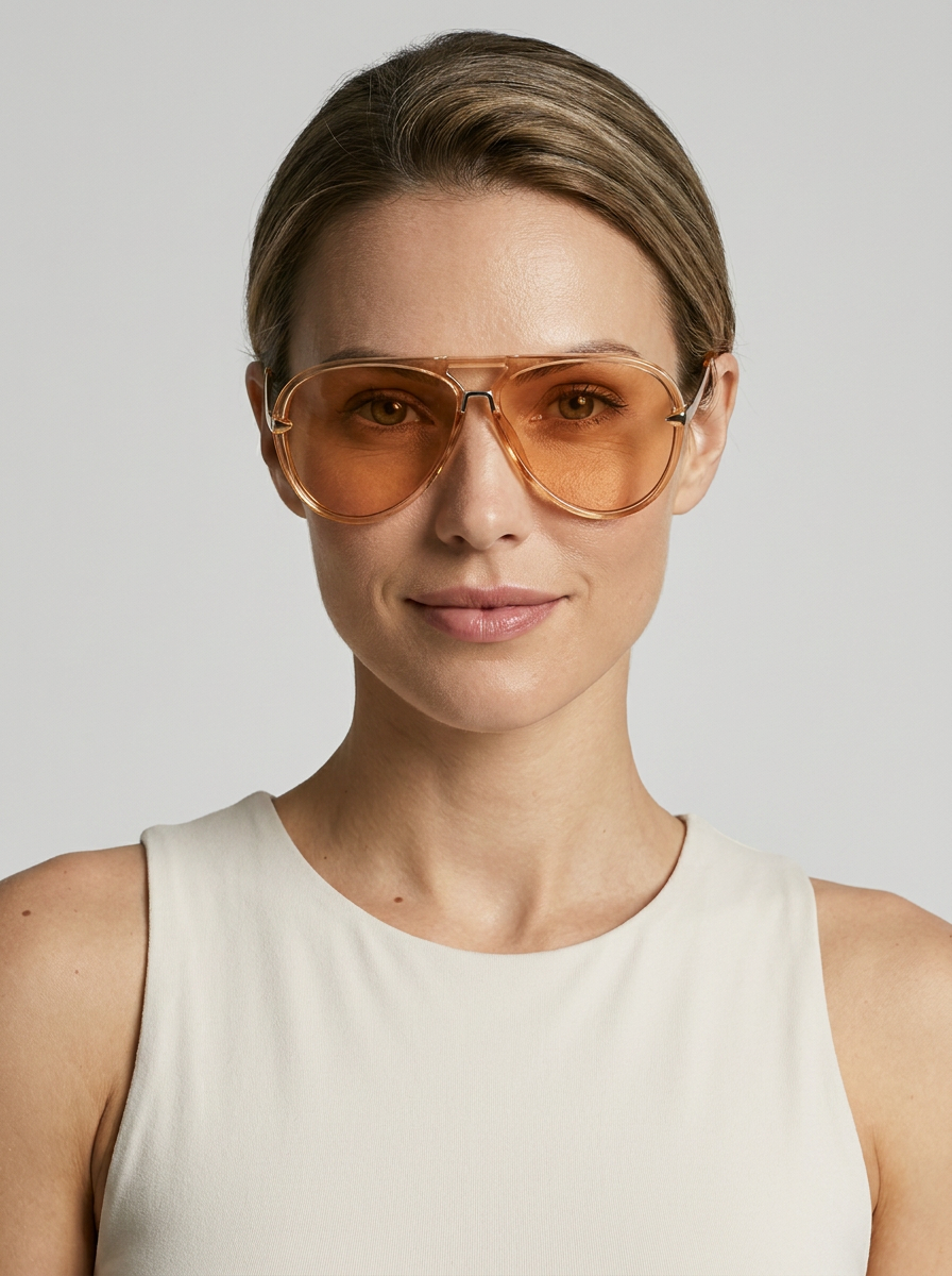 Pilot Sunglasses with Tinted Lenses and UV400 Protection