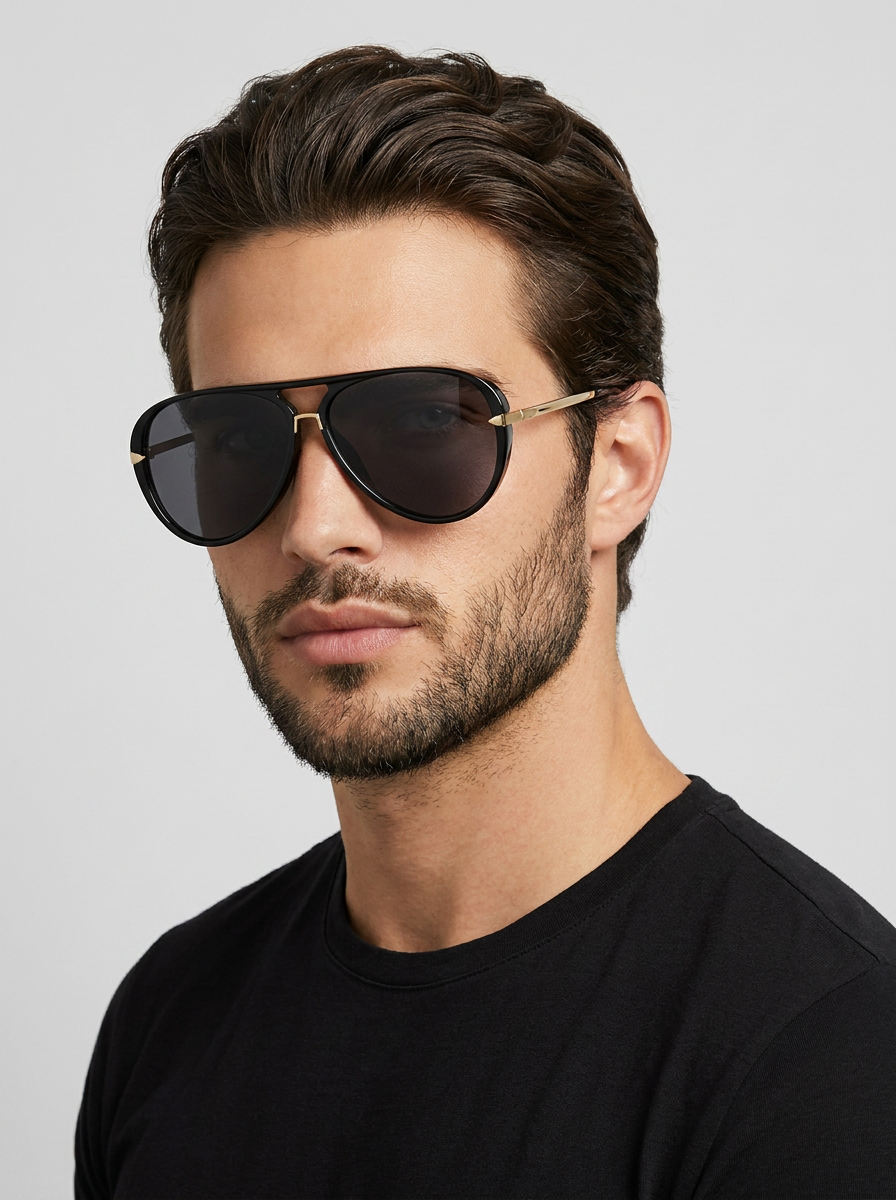 Pilot Sunglasses with Tinted Lenses and UV400 Protection