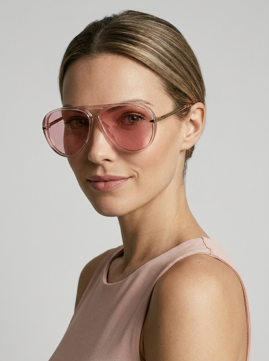 Pilot Sunglasses with Tinted Lenses and UV400 Protection