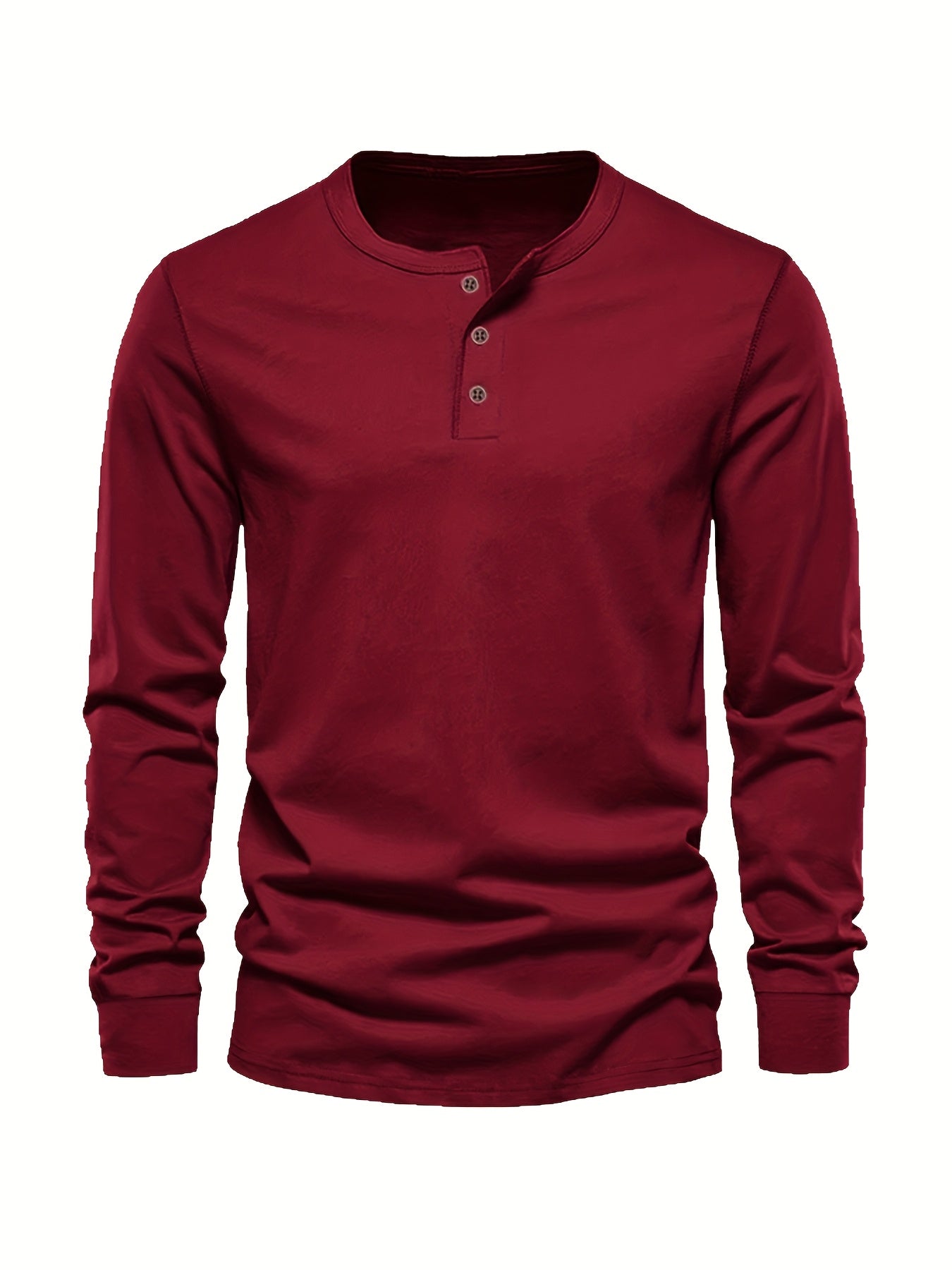 Men's light green oversized long-sleeve knit shirt