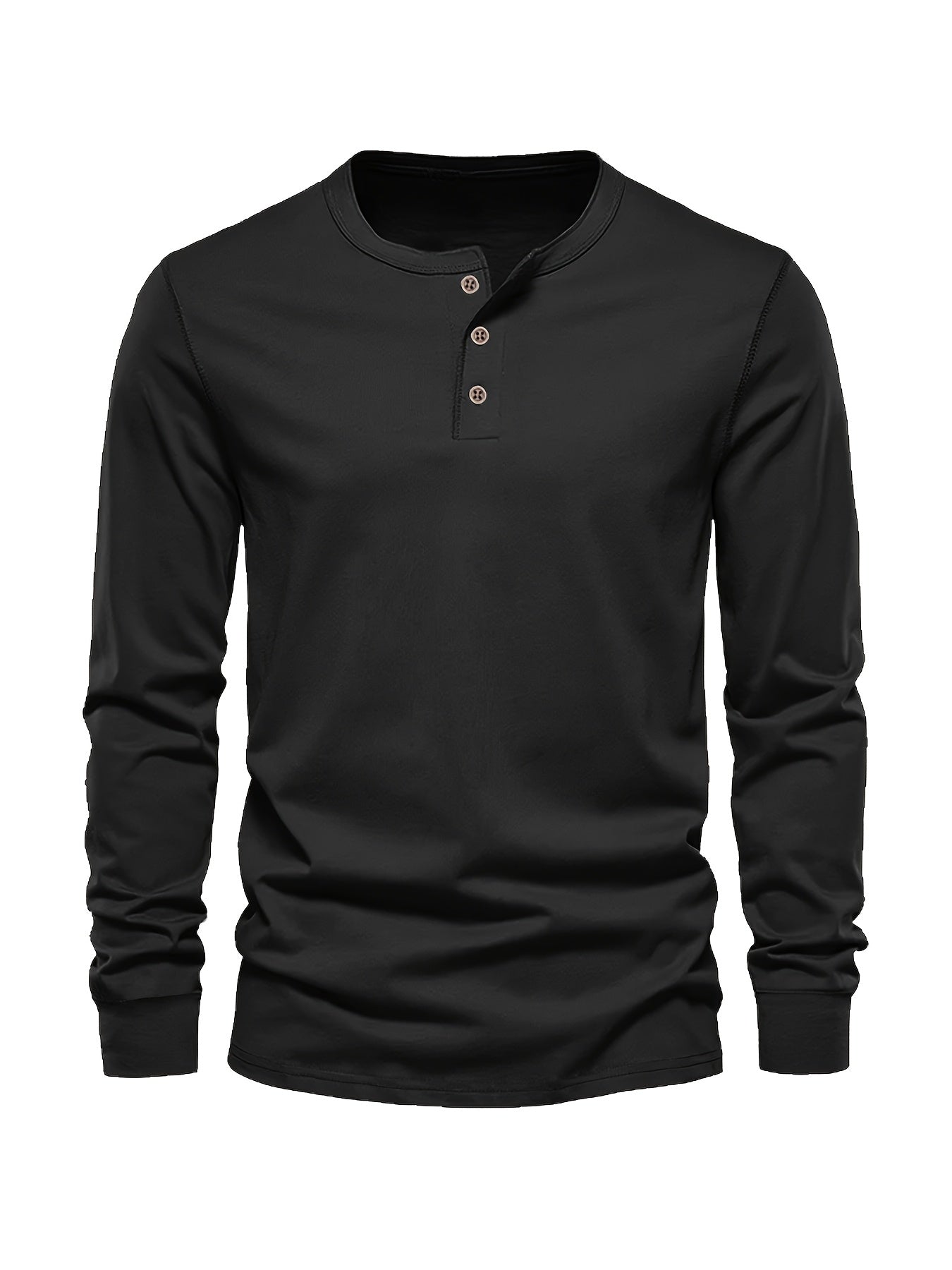 Men's grey oversized long-sleeve knit shirt