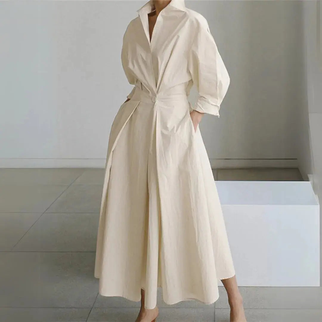 Olivia | Dress Shirt Crisp Collar Sculpted Waist 1