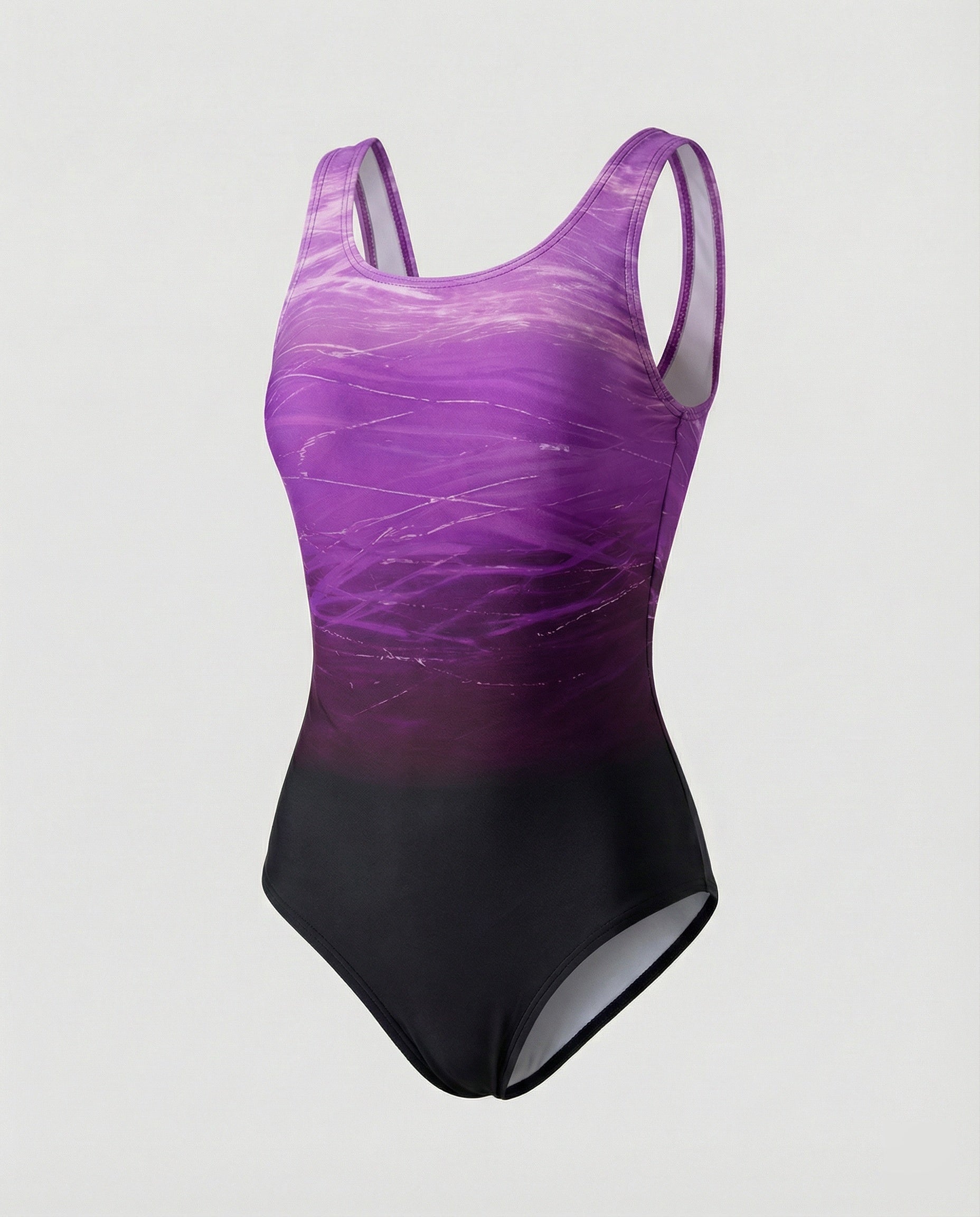 One Piece Swimsuit Black Open Back Design 5