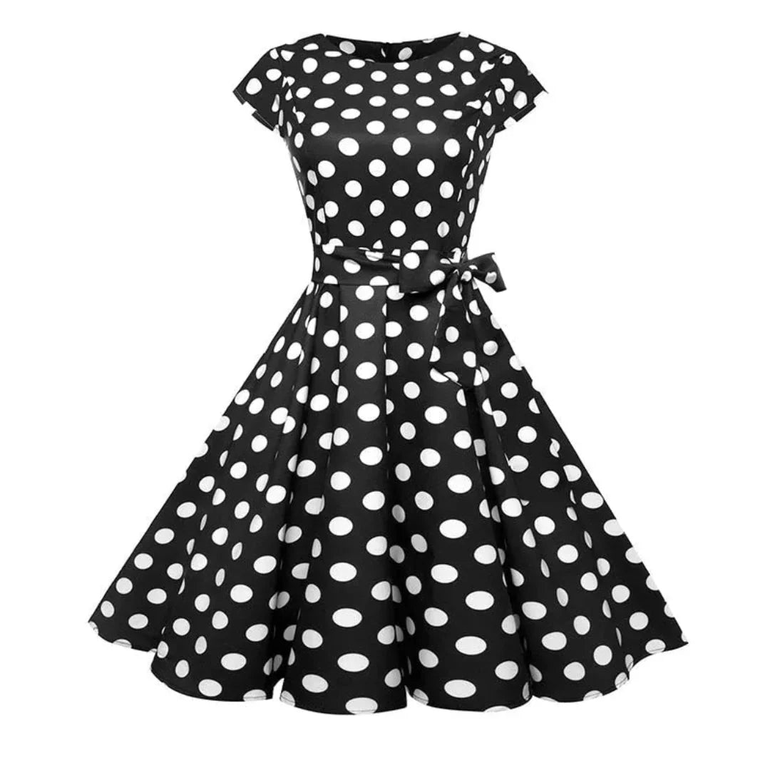 Rosalie | Midi Dress Floral Bow Detail Flared 5