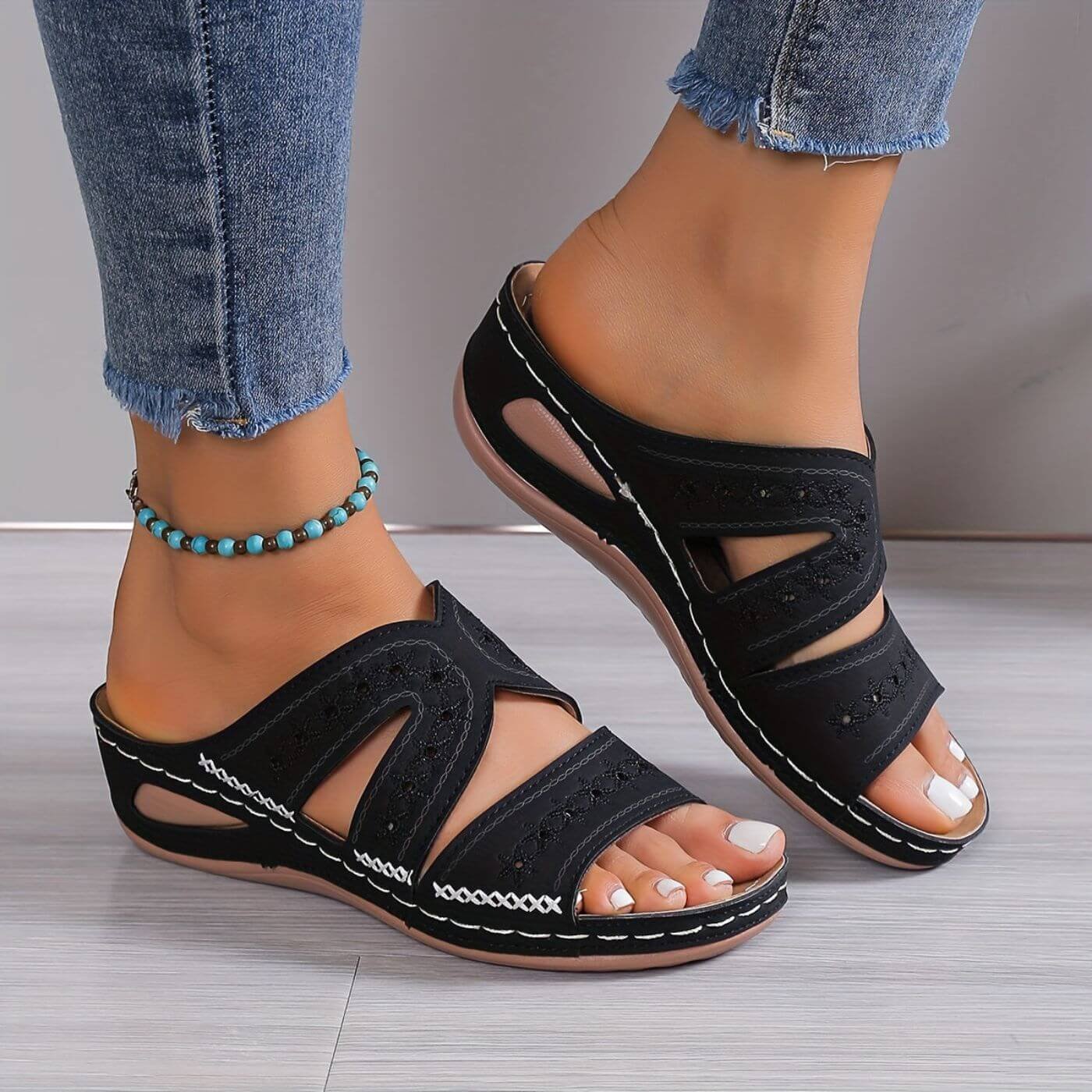 Sandals Orthopedic Slip-Resistant Gel-Infused 1