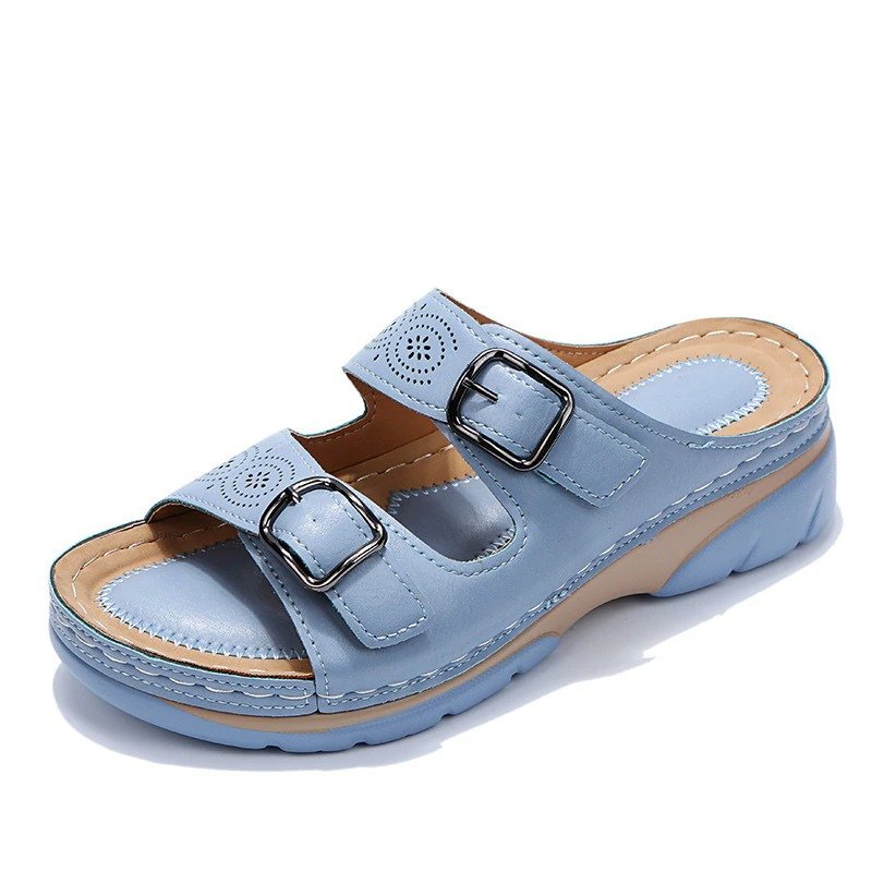 Slide Sandals Open Toe Comfort Fit Womens 5