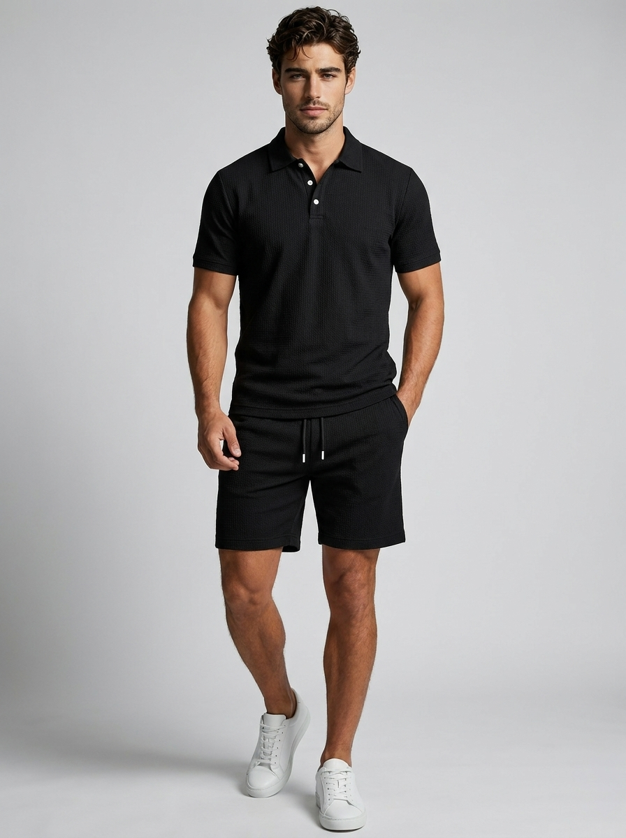Polo Shirt and Shorts Co-ord Set for Summer