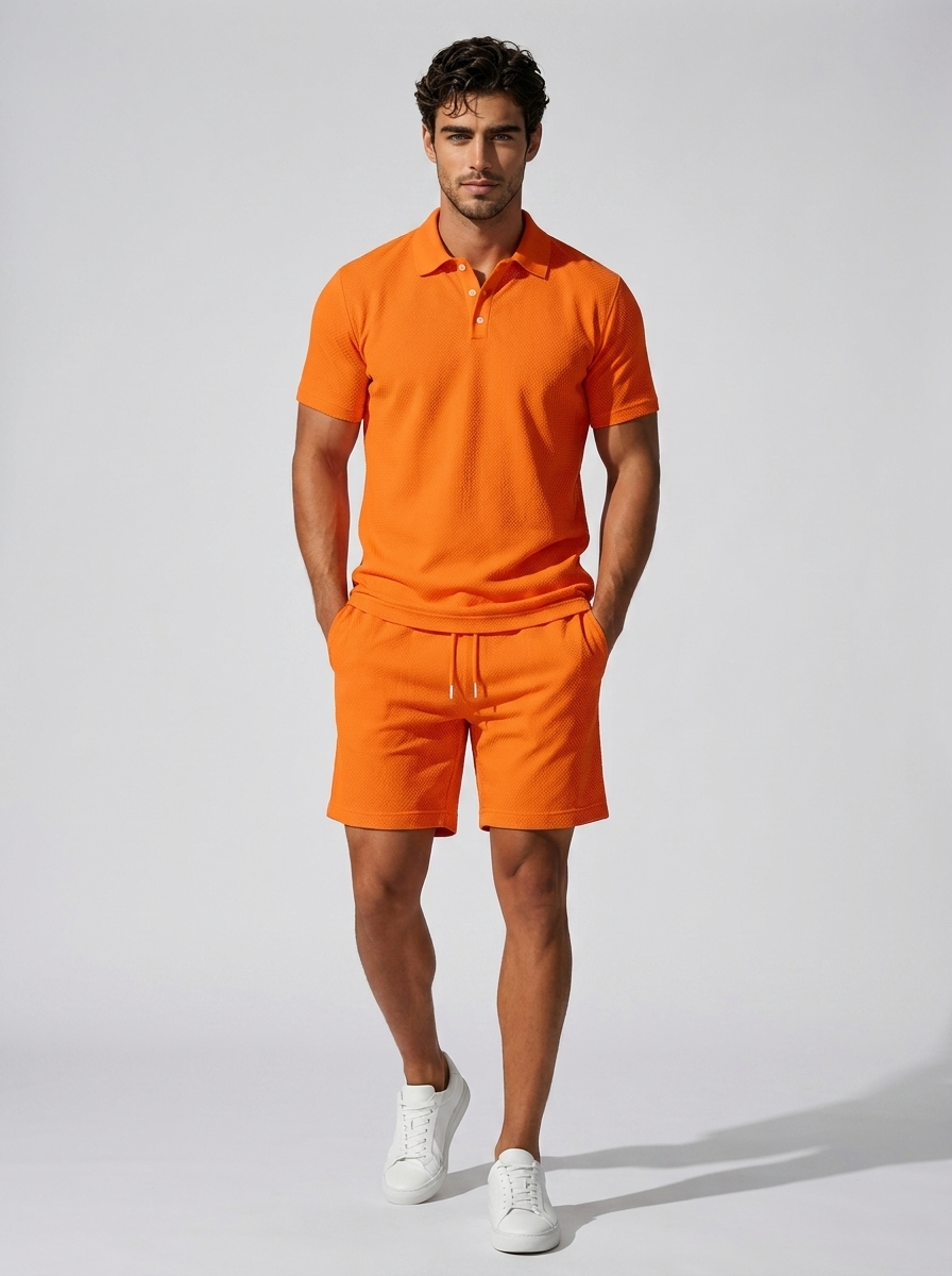Polo Shirt and Shorts Co-ord Set for Summer