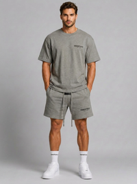 Men's T-Shirt and Shorts Co-ord Set for Summer