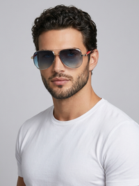 Classic Pilot Sunglasses with UV400 Protection