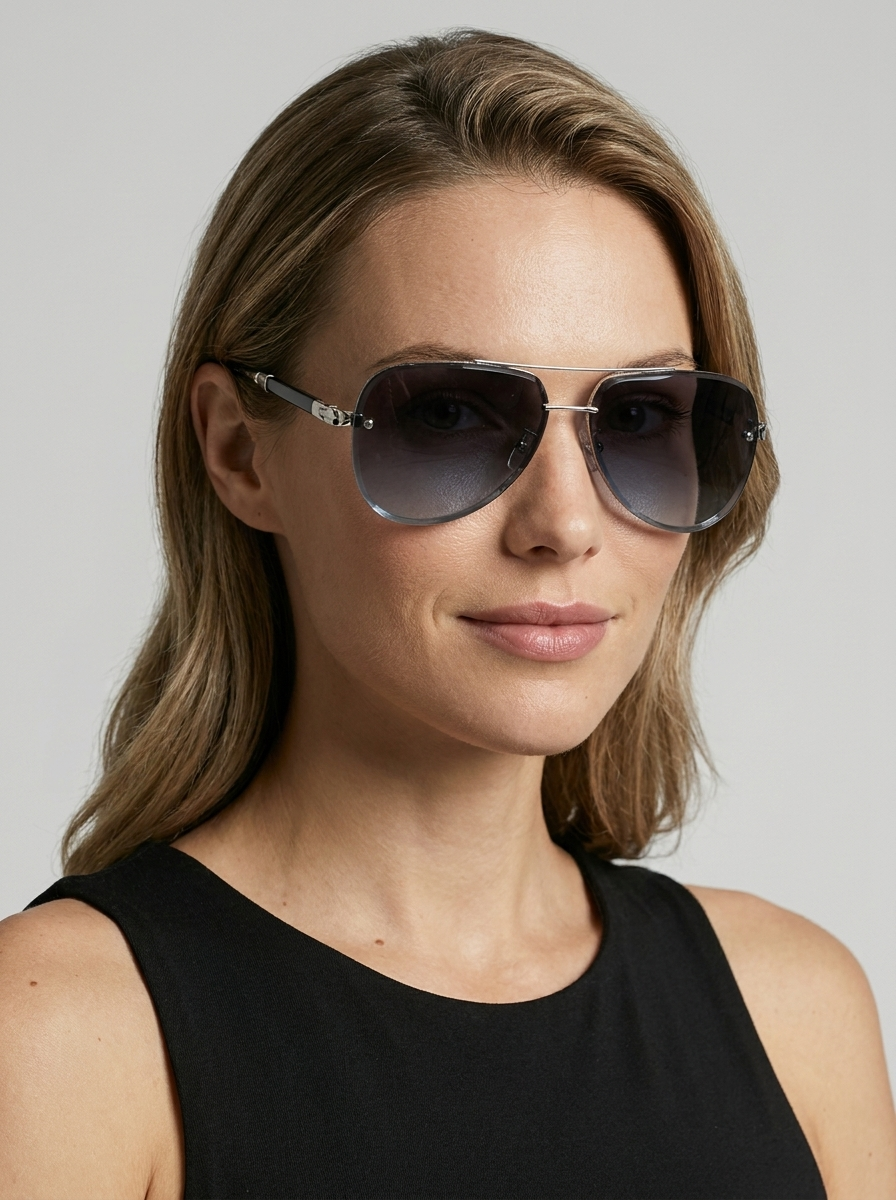Classic Pilot Sunglasses with UV400 Protection