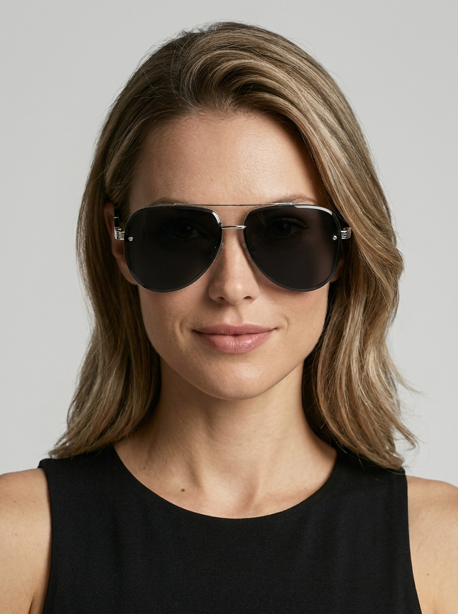 Classic Pilot Sunglasses with UV400 Protection