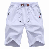 Men's Knee-Length Jersey Shorts with Zip Pockets