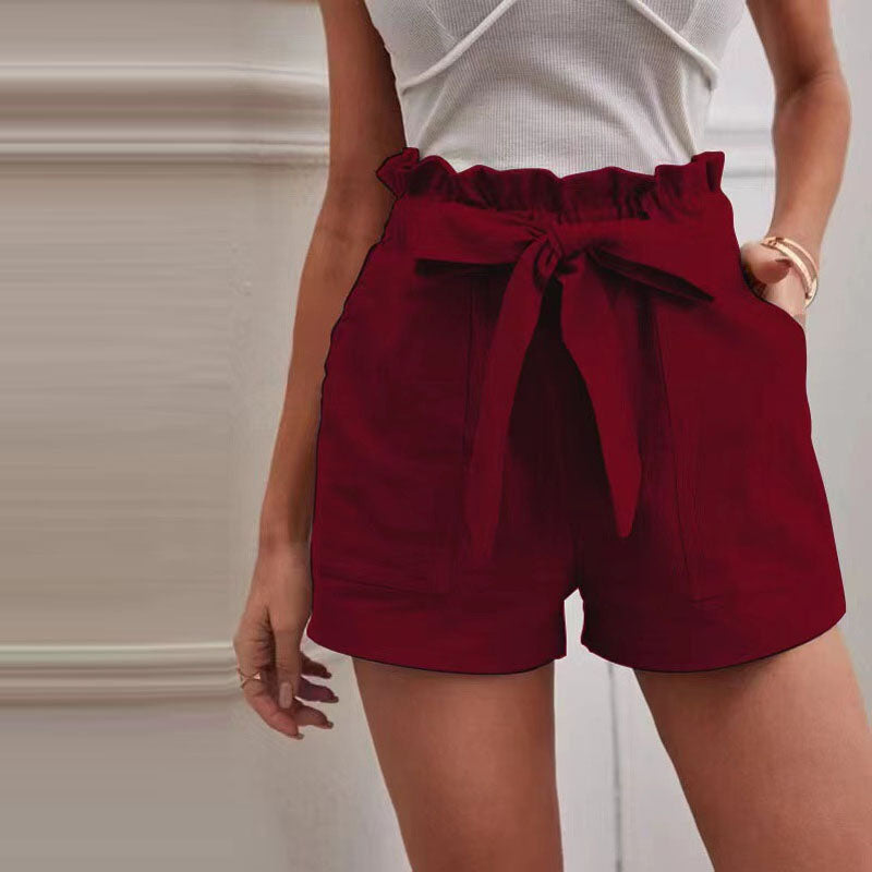 Effortless Casual Shorts With Drawstring Detail 9