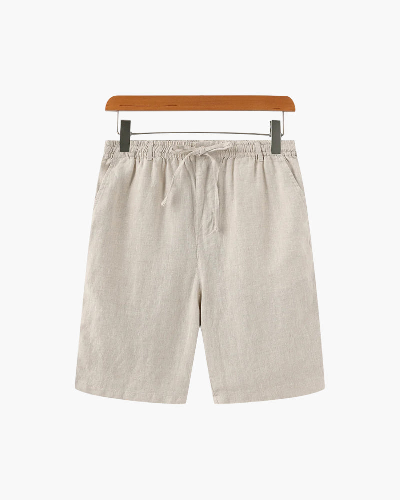 Effortless Men's Linen Shorts With Drawstring 0