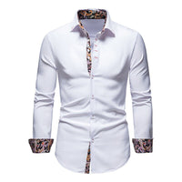 Distinct Shirt Long Sleeve Paisley Print