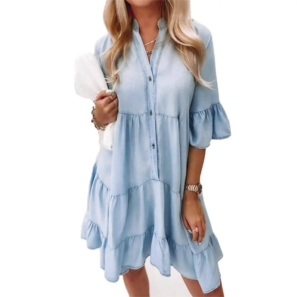 Ella | Denim Shirt Dress Classic Relaxed Fit 1