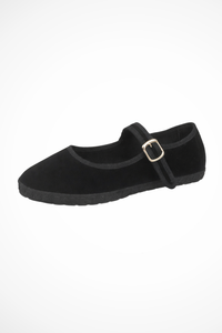 Women's Mary Jane Ballet Flats - Buckle Strap Round Toe