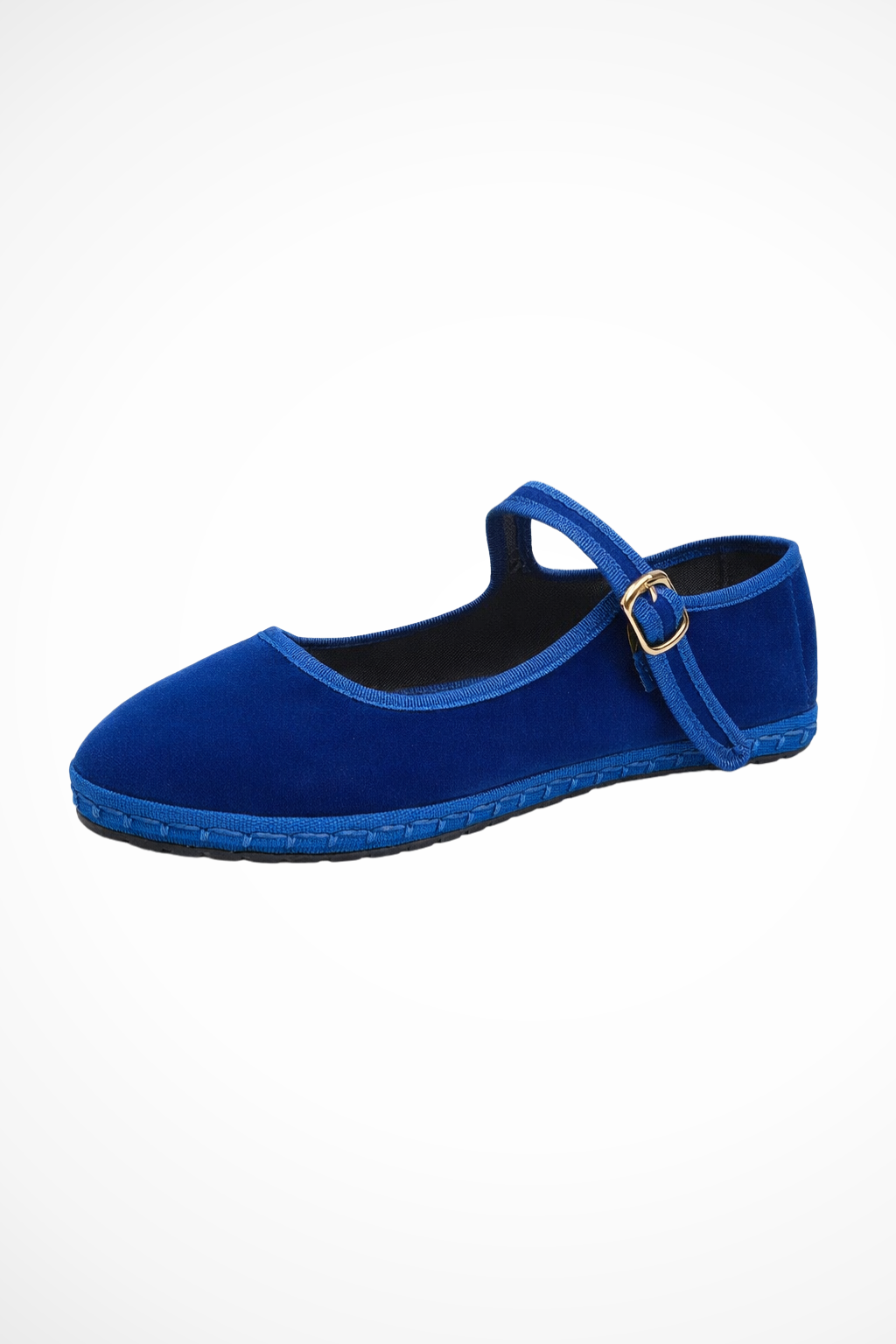 Women's Mary Jane ballet flats with buckle strap
