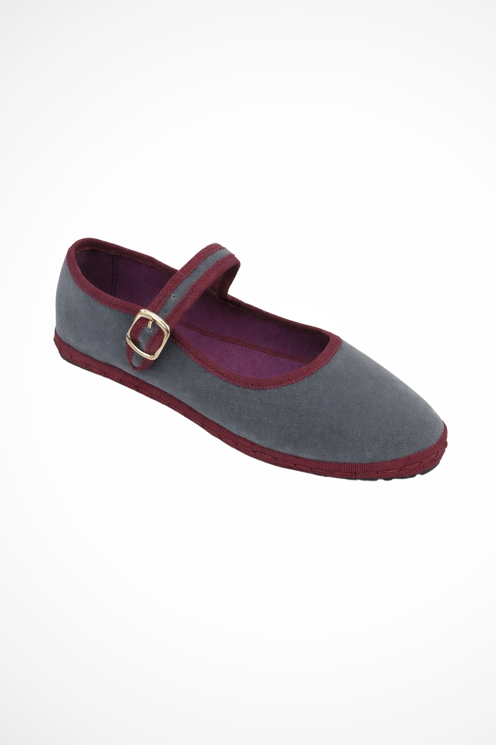 Women's Mary Jane ballet flats with buckle strap