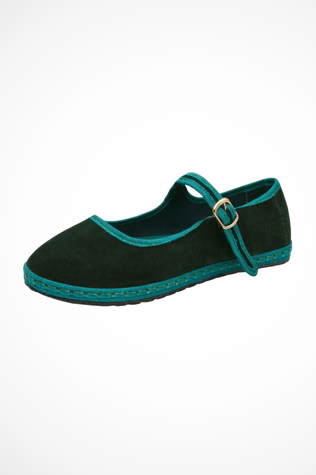 Women's Mary Jane ballet flats with buckle strap
