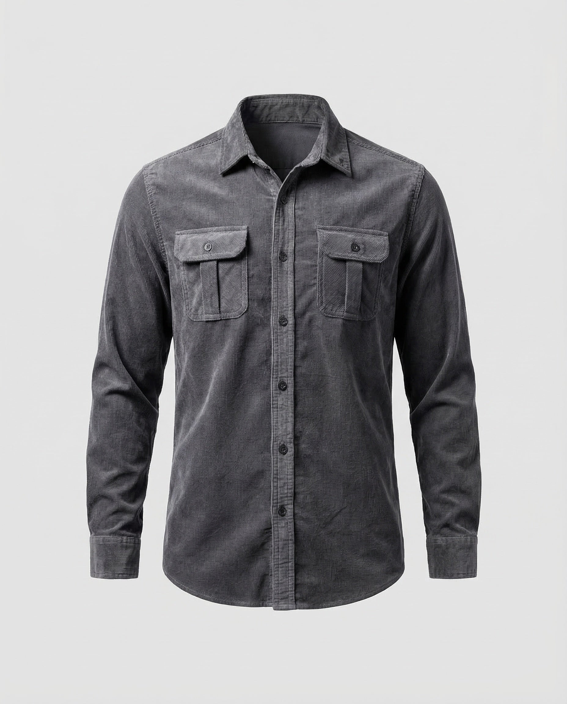 Ethan | Men's Shirt Slim Fit Corduroy Casual Wear 0