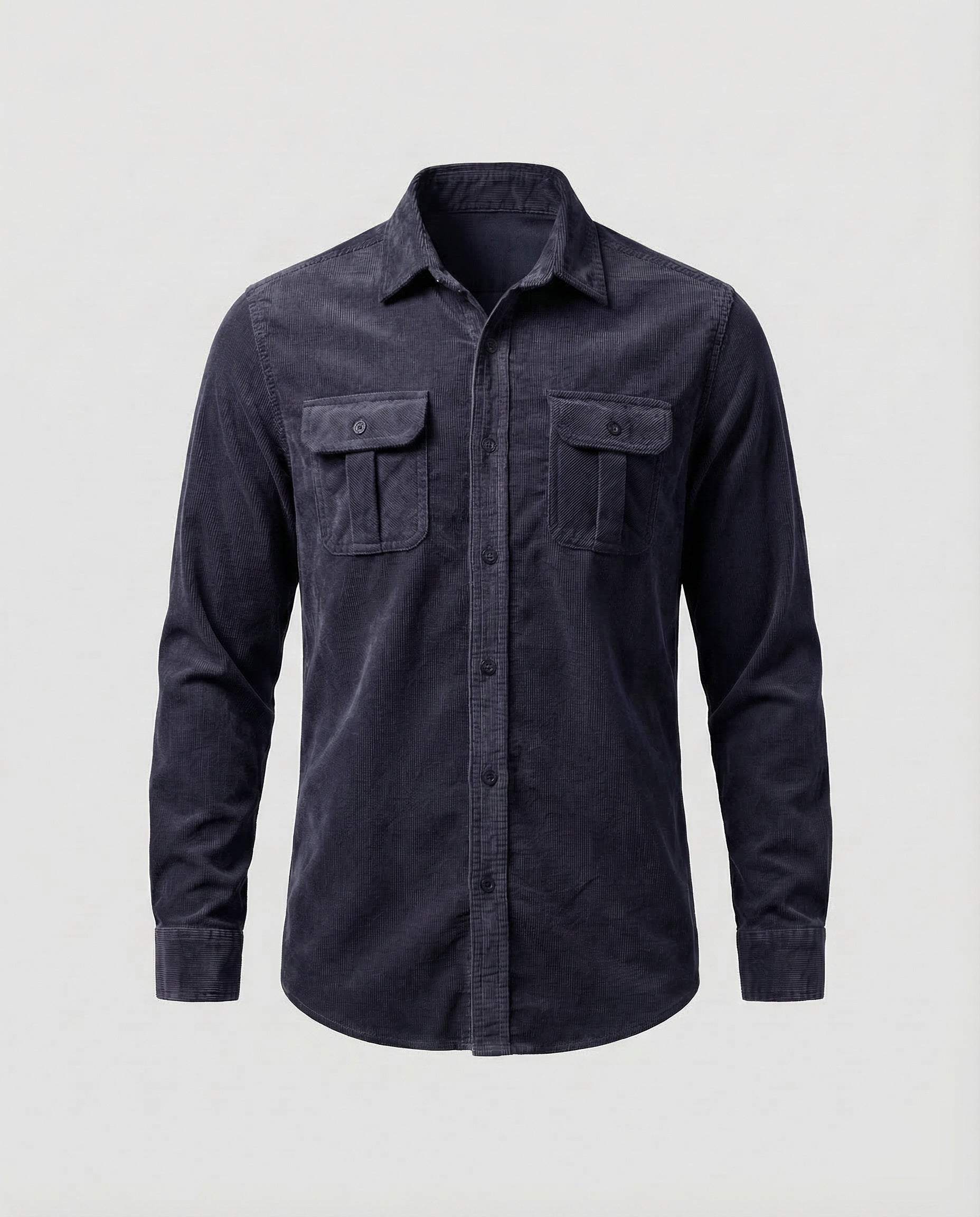 Ethan | Men's Shirt Slim Fit Corduroy Casual Wear 7