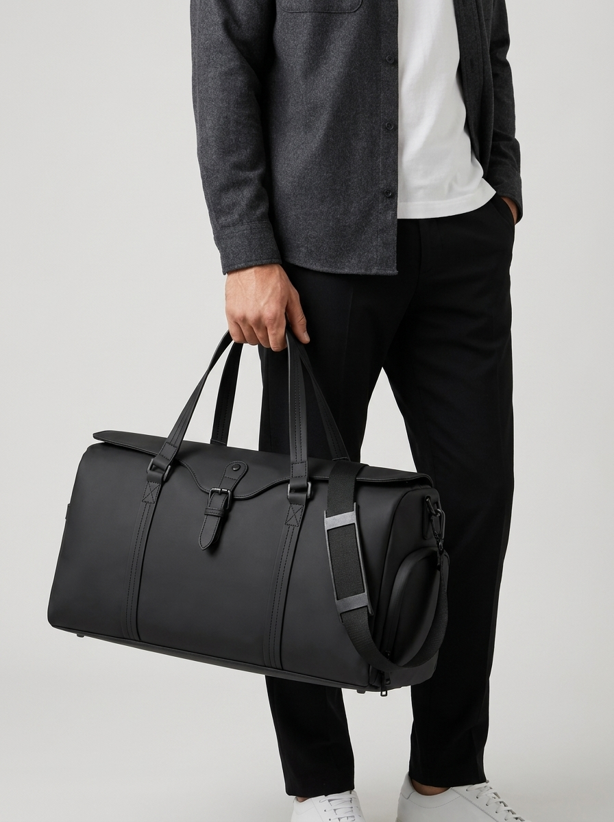 Weekend Holdall Bag with Shoe Compartment